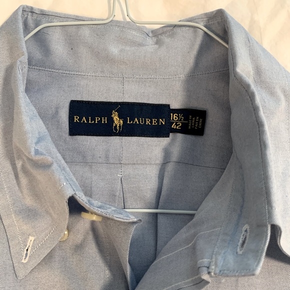 Ralph Lauren | Men’s Ralph Lauren Polo Blue Dress Shirt - Picture 6 of 7